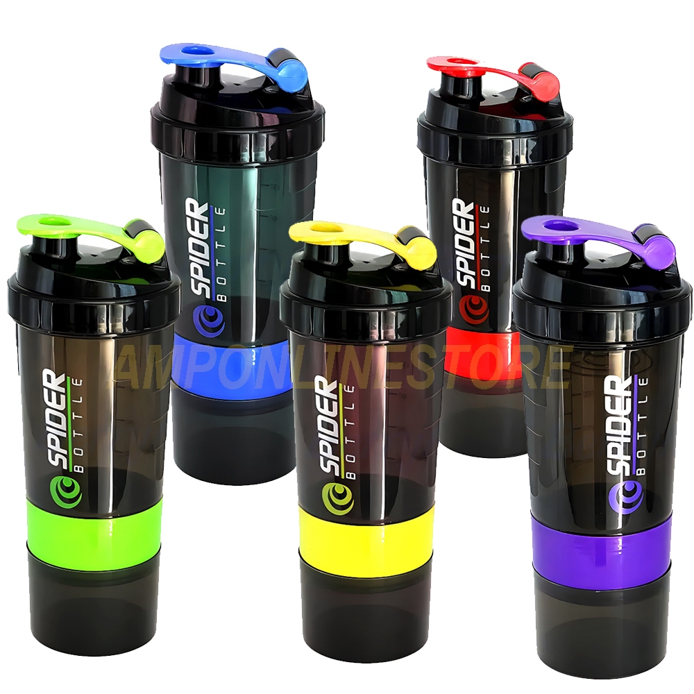 Jual Spider Bottle Minum 600ml - Botol Minum Spider Shaker | Shopee ...