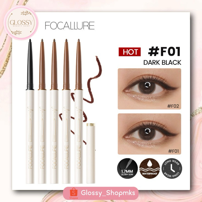 Jual FOCALLURE Perfectly Defined Gel Eyeliner Eye Liner Mata FA 243 ...