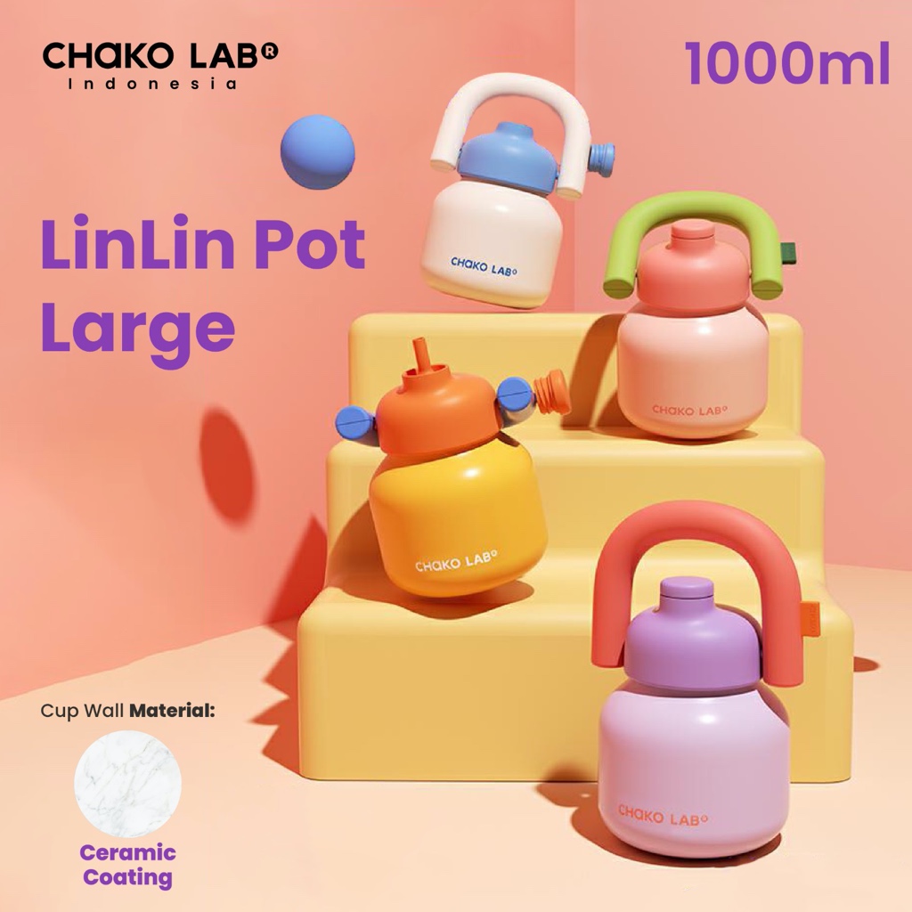 Jual CHAKOLAB Linlin Kettle Pot Thermos SUS316L Insulated (Ceramic
