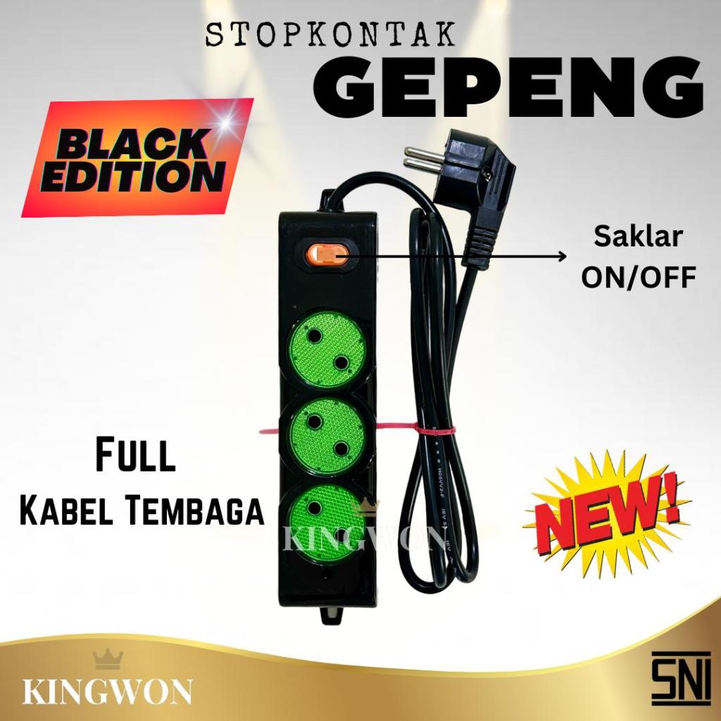 Jual STOP KONTAK ON OFF GEPENG KABEL 2/3/4/5 LUBANG 1,5M/3M/5 METER ...