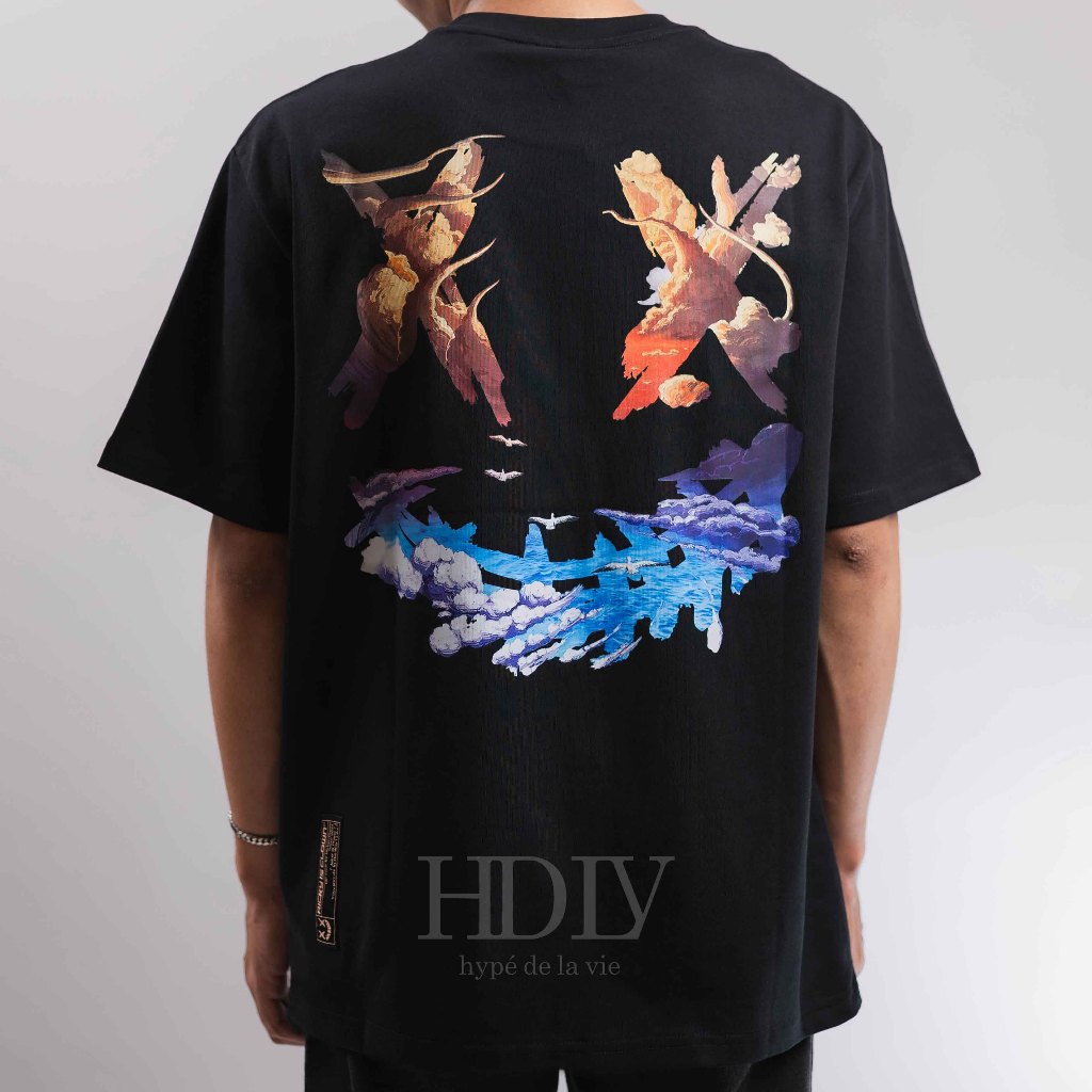 Jual RIC Ricky is Clown Sky Sunset Black Tee ( 100% Original ) | Shopee ...