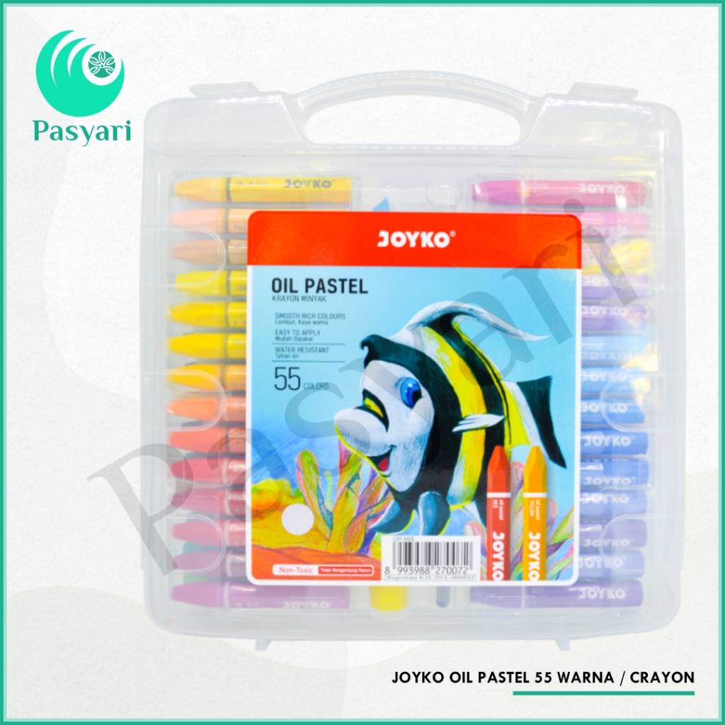 Jual JOYKO OIL PASTEL 55 WARNA / CRAYON Shopee Indonesia