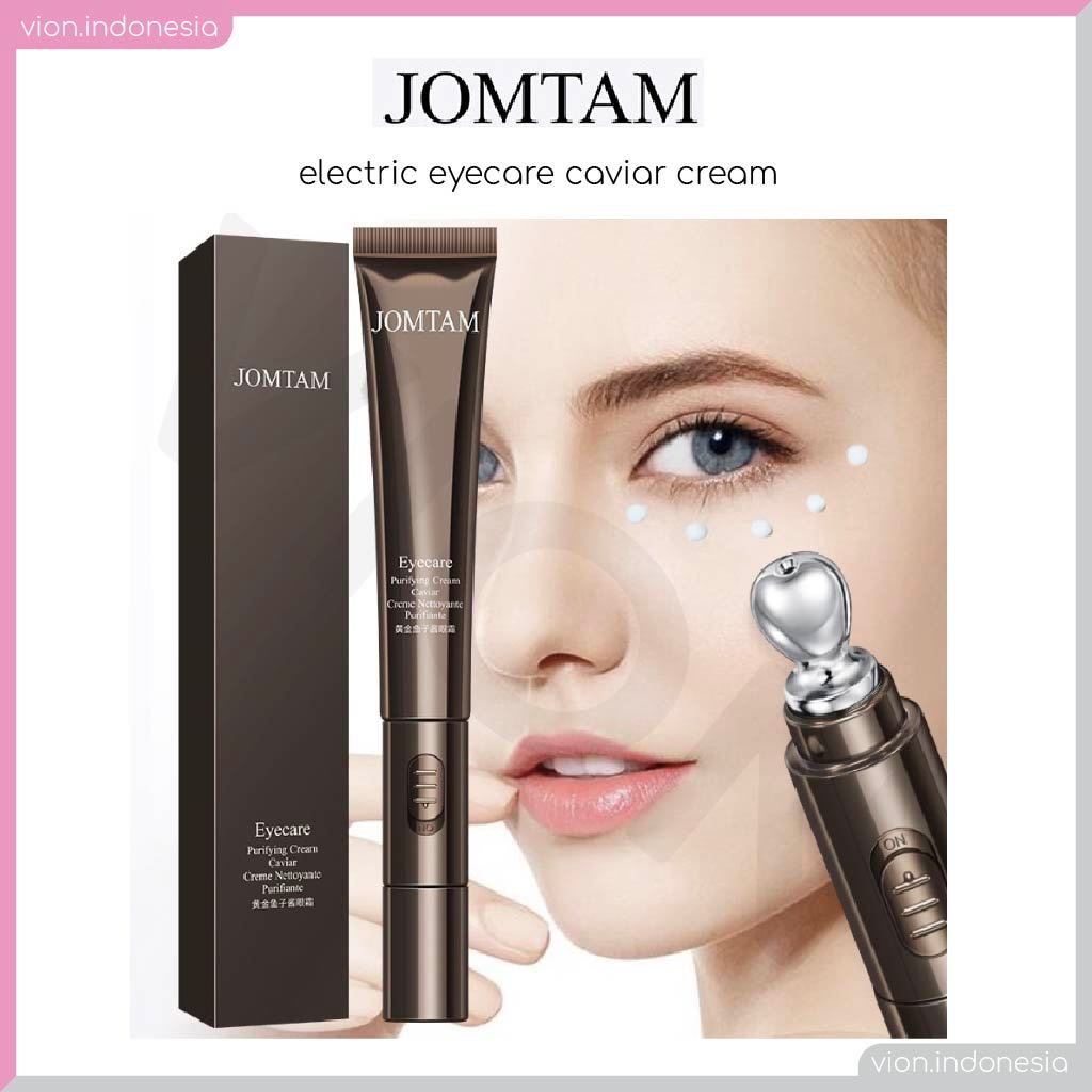Jual JOMTAM Eye Cream Krim Mata Pijat Getaran Listrik Menghilangkan ...