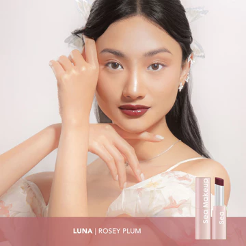 SPECIAL PRICE Sea Makeup Tinted Lip Balm – Melembapkan Cover Bibir Gelap Ringan Tahan 24 Jam