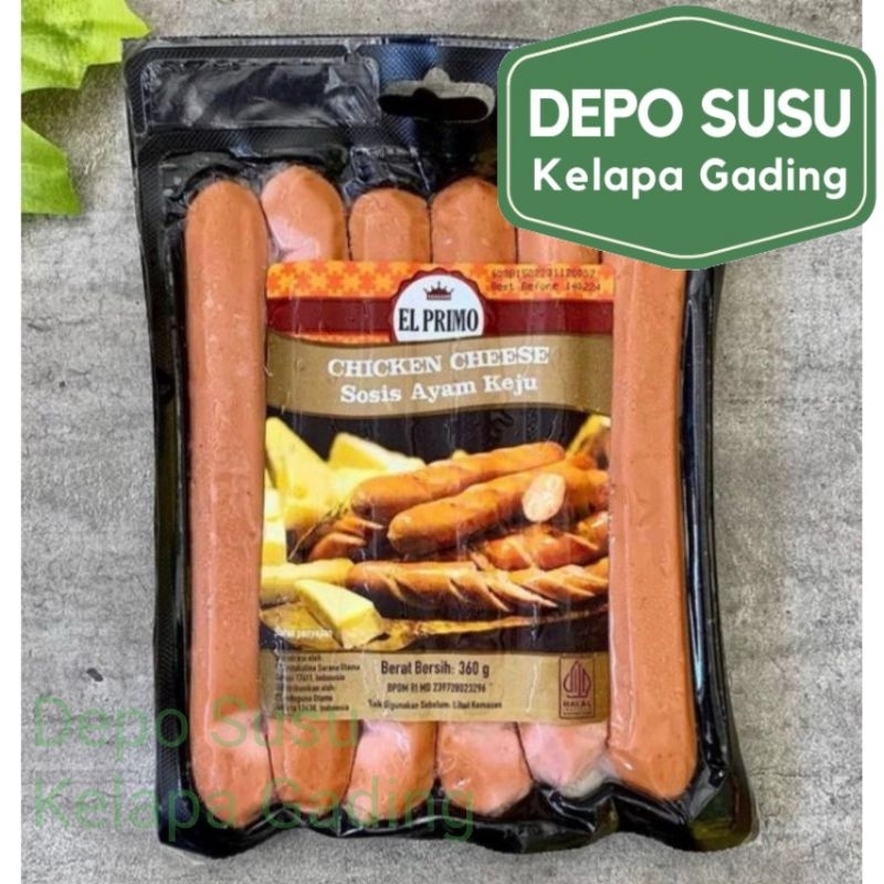 Jual AFGC El Primo gr Beef Cheese Bratwurst Pastrami Pre Sliced Daging ...