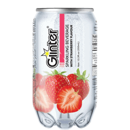 Jual Glinter not OKF Sparkling Water Strawberry 350ml | Shopee Indonesia