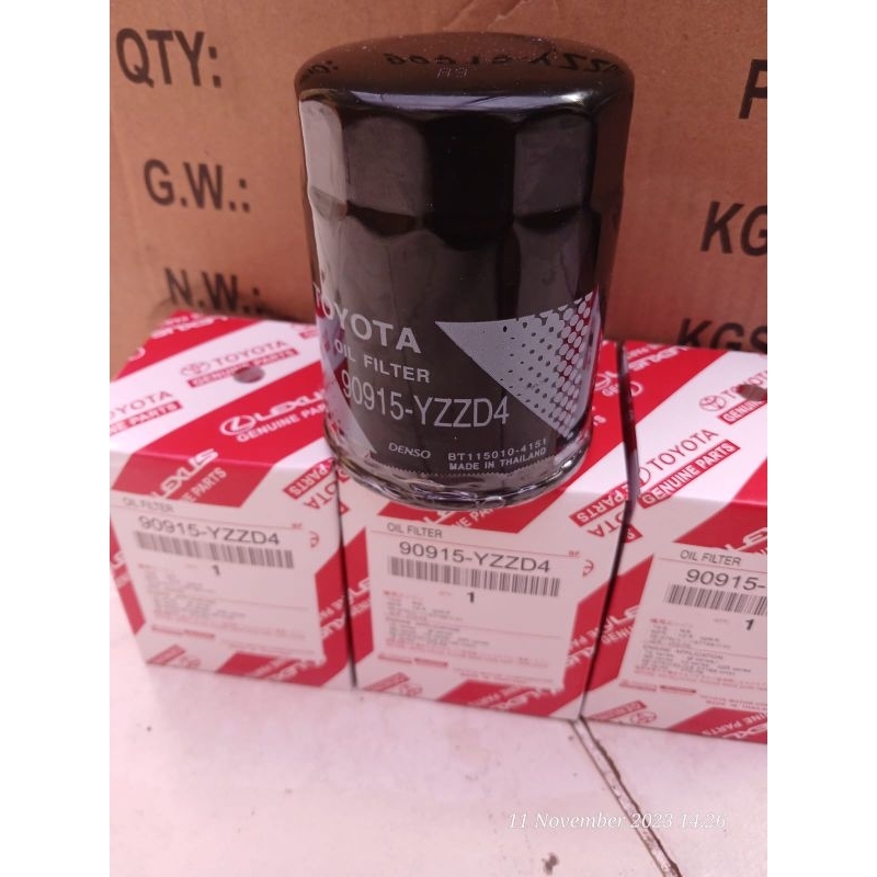 Jual Filter oli innova reborn fortuner vrz hilux revo 90915-YZZD4 ...