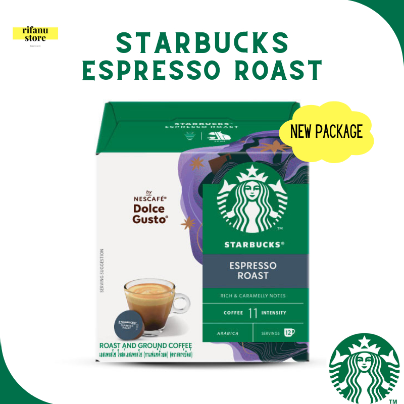 Jual Nescafe Dolce Gusto Starbucks Espresso Roast Capsule Coffee ...