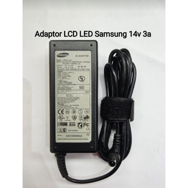 Jual Adaptor LCD LED monitor Samsung 14v 3a DC 6.5*4.4 mm grade ...