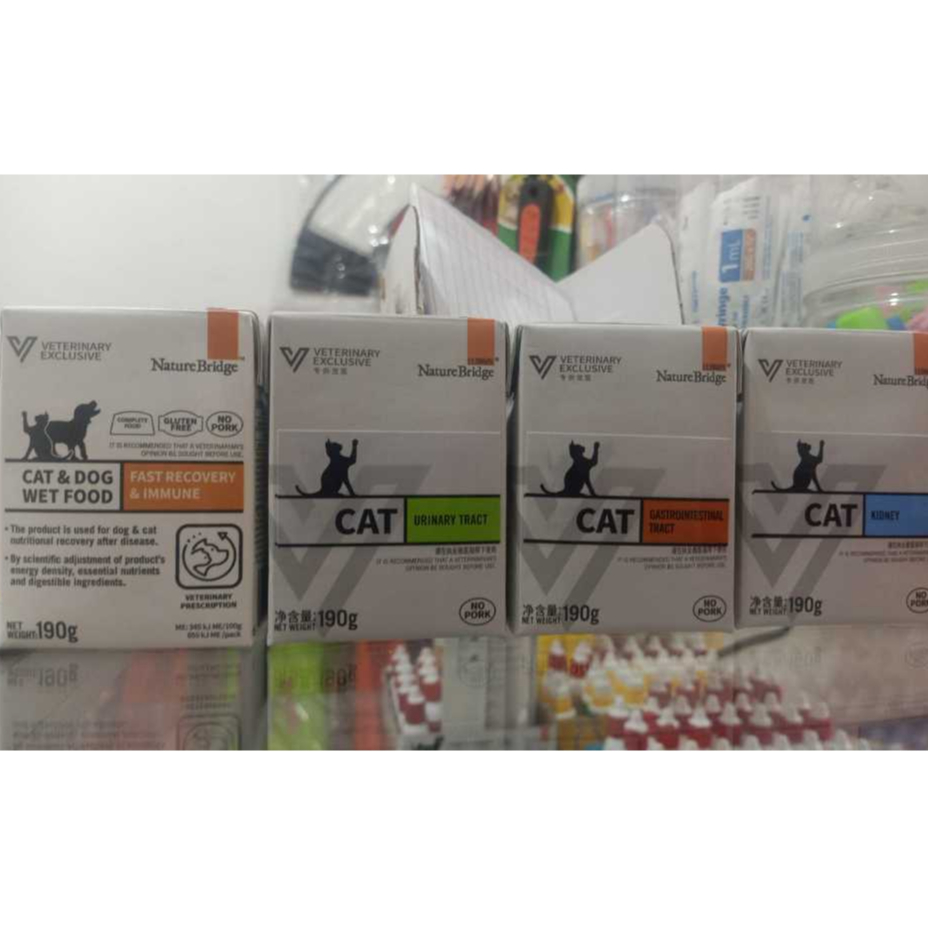 Jual Nature Bridge Wet Fast recovery & immune untuk kucing dan anjing ...