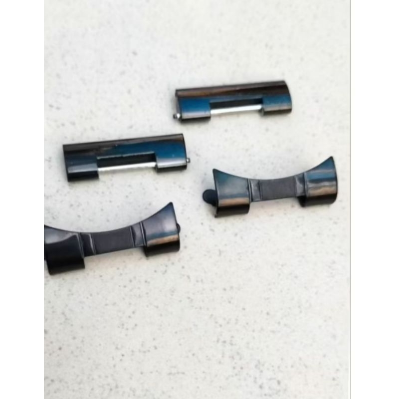 Jual Ujung Rantai Jam Tangan Model Curve dan Rata ukuran 24mm | Shopee ...