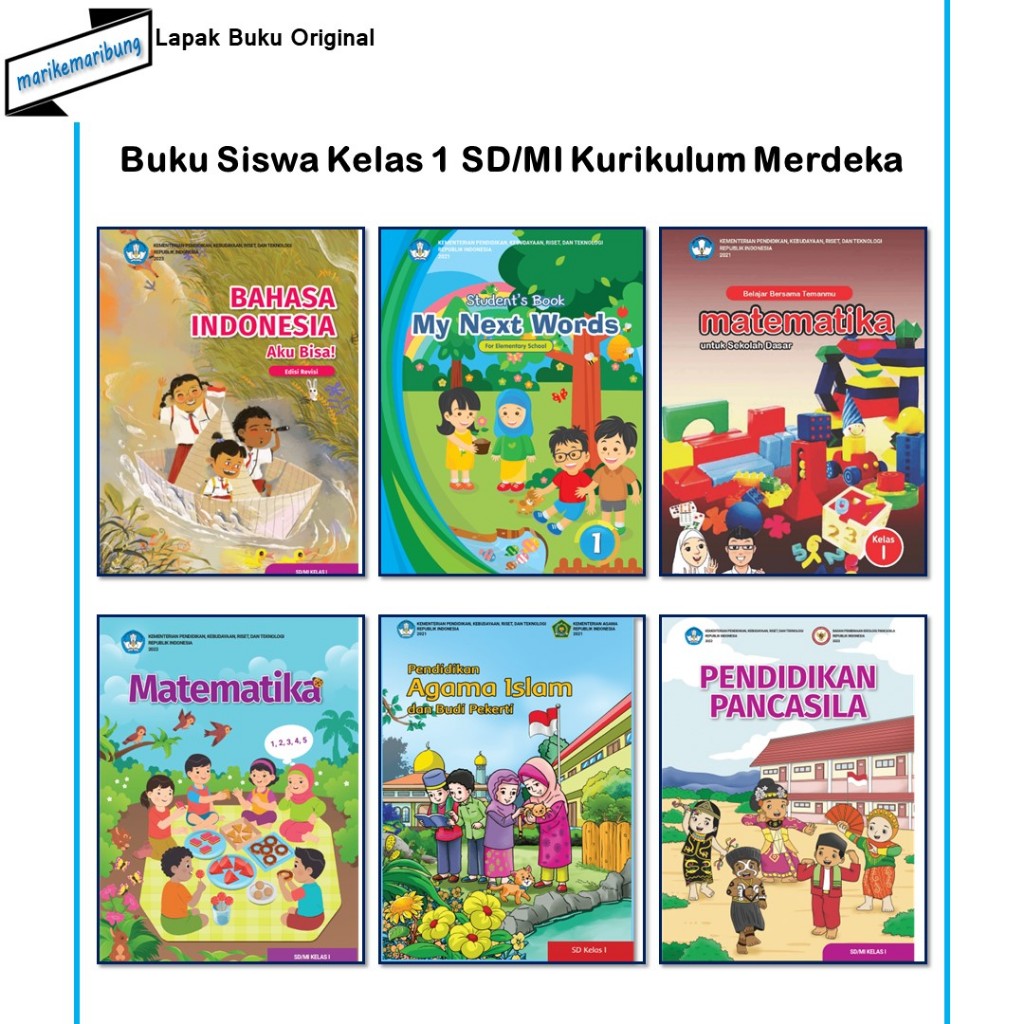 Jual Buku Siswa Kelas 1 SD/MI Kurikulum Merdeka | Shopee Indonesia