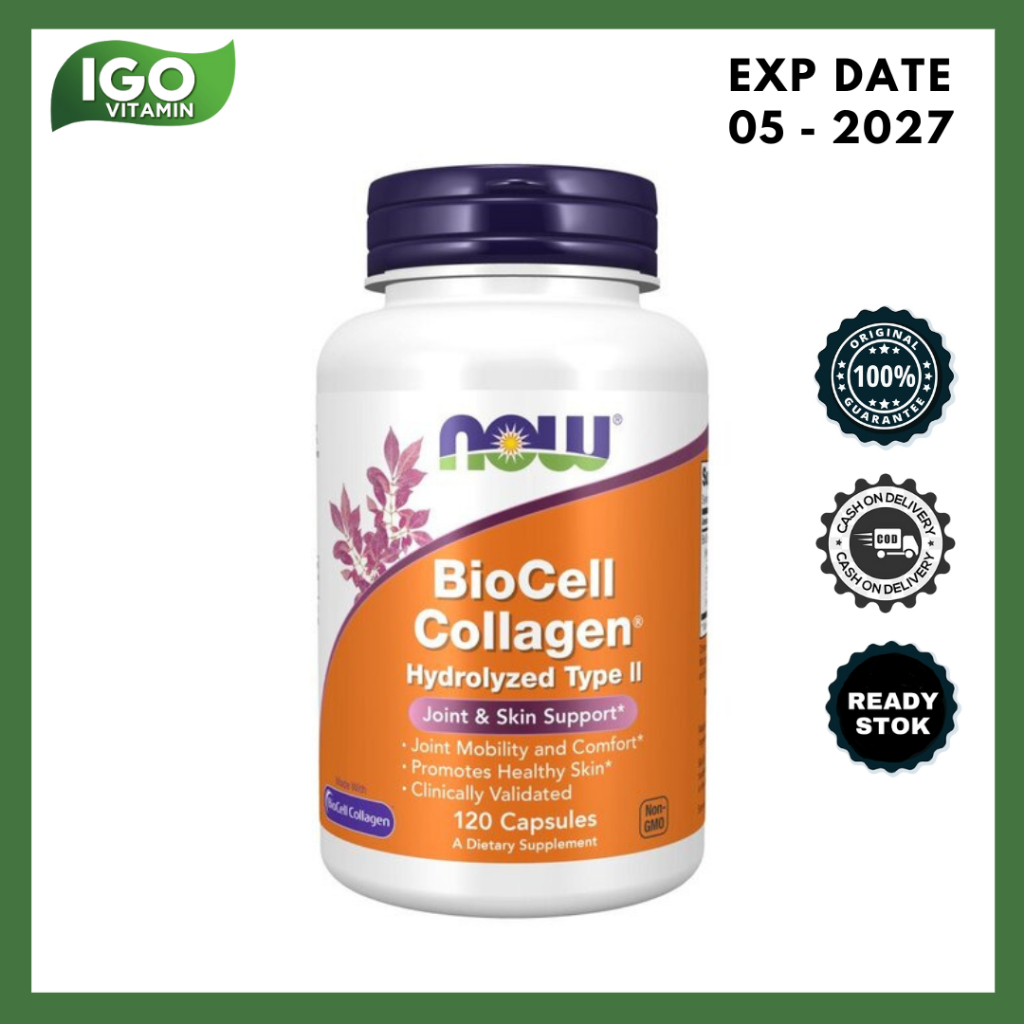 Jual Now BioCell Collagen Hydrolyzed Type II 120 Caps | Shopee Indonesia