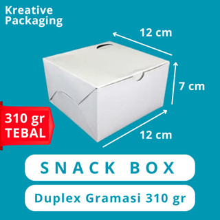 Jual Dus Kue Snack Box Dus Kotak Fried Chicken Snack Box Cemilan Kue Gorengan Dimsum