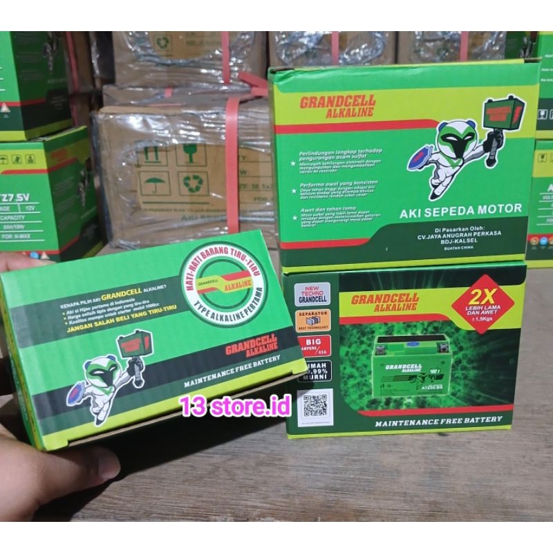 Jual AKI ALKALINE SERIES ATZ5S-BS 12V5Ah/10Hr ( TYPE KHARISMA
