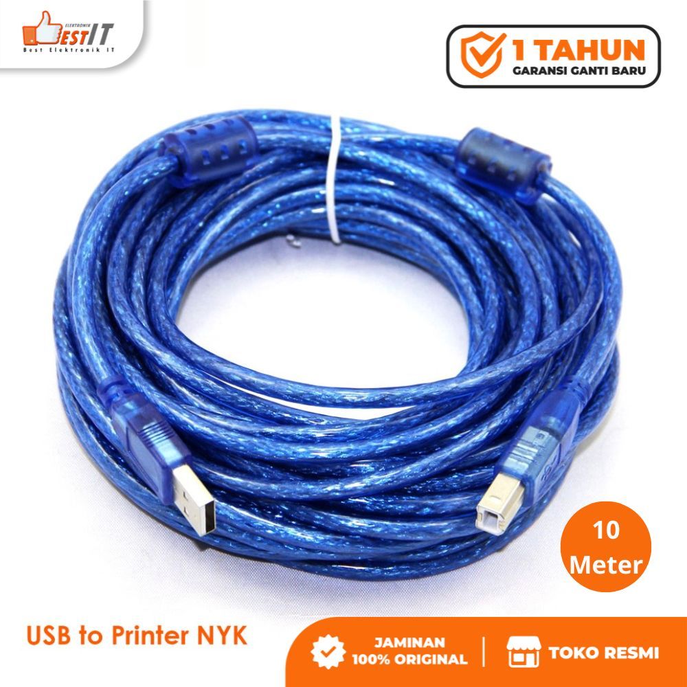 Jual Kabel Usb Printer Panjang 10 Meter Nyk Shopee Indonesia