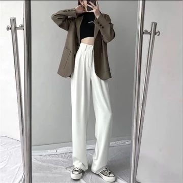 Loose Pants 332 PREMIUM Trousers Wanita Anti Kusut Celana Kulot Highwaist Wanita Bahan Jatuh