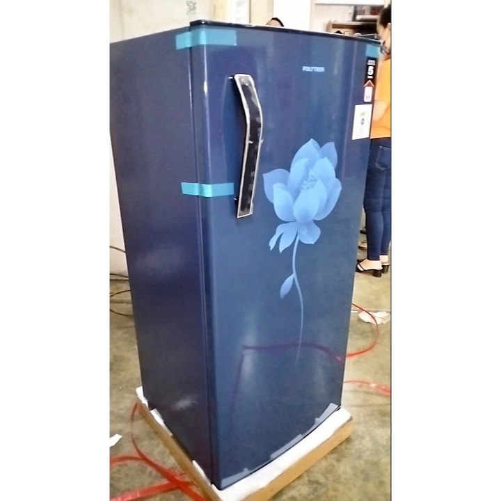 Jual Kulkas 1 Pintu POLYTRON PRB 186 R/B 180 Liter Metal Door Gagang ...