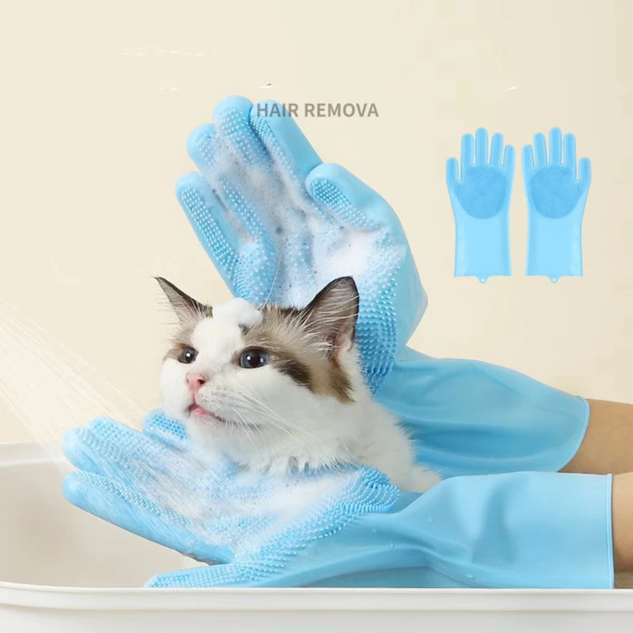 PET GROOMING GLOVES 