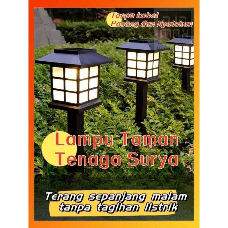 Jual Lampu Rumput Surya, Lampu Taman Tahan Air Luar Ruangan, Menyala ...