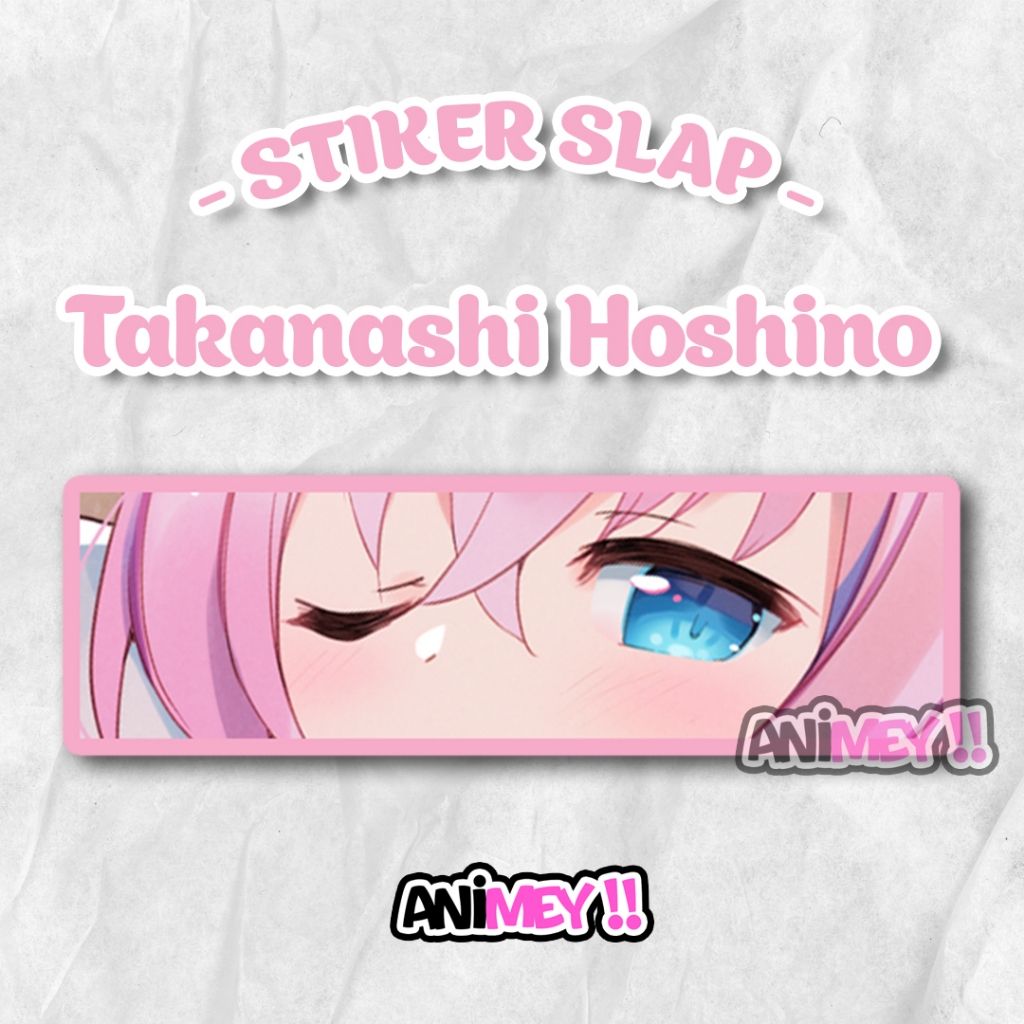 Jual Stiker Slap Takanashi Hoshino Blue Archive / Sticker Slap Anime ...