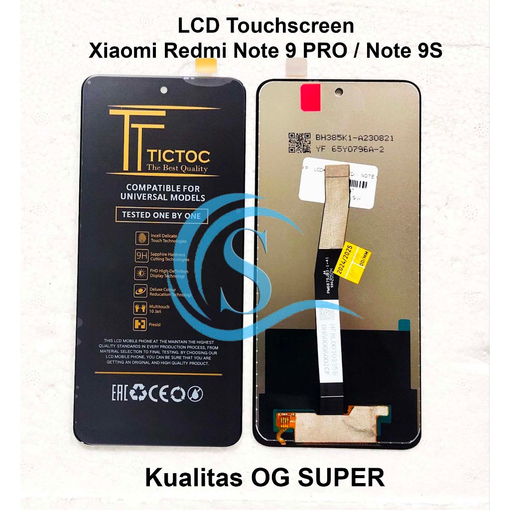 Jual LCD Touchscreen Xiaomi Redmi Note 9 PRO / Note 9S | Shopee Indonesia
