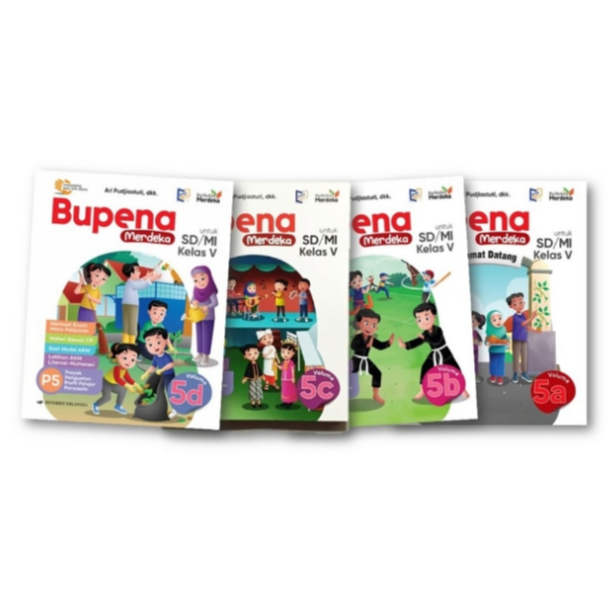 Jual ERL- BUPENA MERDEKA SD KELAS 5A / 5B / 5C / 5D -ERLANGGA - ARI ...