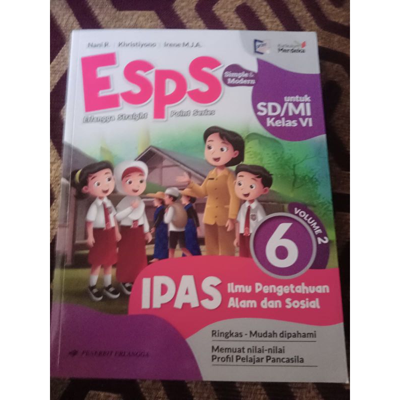 Jual buku paket esps ipas ilmu pengetahuan alam dan sosial untuk kelas ...