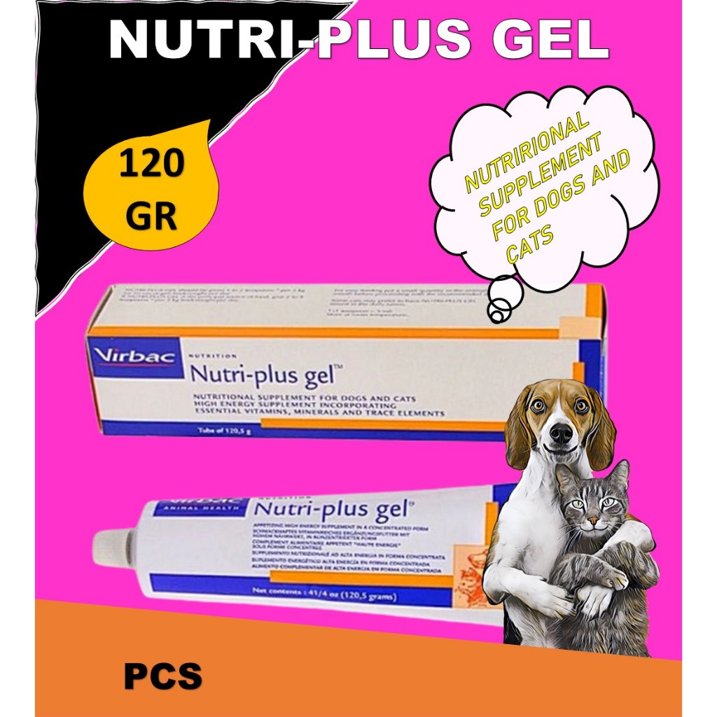 Jual Nutriplus Gel 120 Gr, Vitamin Kucing - Vitamin Kucing | Shopee ...