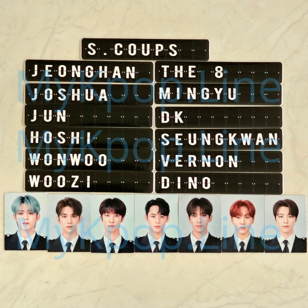 Jual Seventeen Abas Pilot Gameboi Member Kit Photocard Basket SVT ...