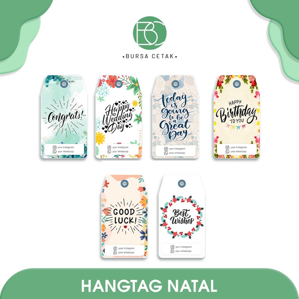 Jual BURSA CETAK - Print Label Hang Tag Custom / Cetak Hangtag Price ...