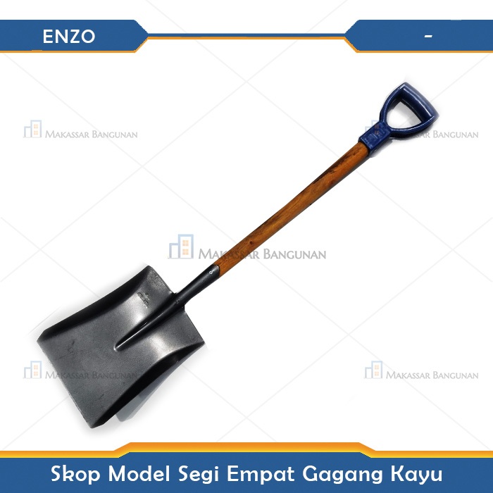 Jual Sekop Pasir ENZO Skop Pasir Model Segi Gagang Kayu | Shopee Indonesia