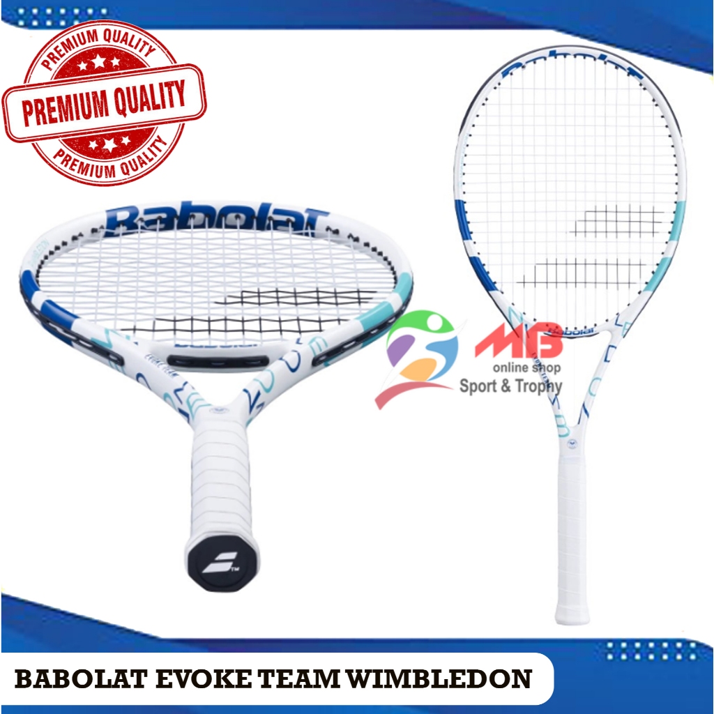 Jual BABOLAT EVOKE TEAM WIMBLEDON RACKET TENNIS | Shopee Indonesia