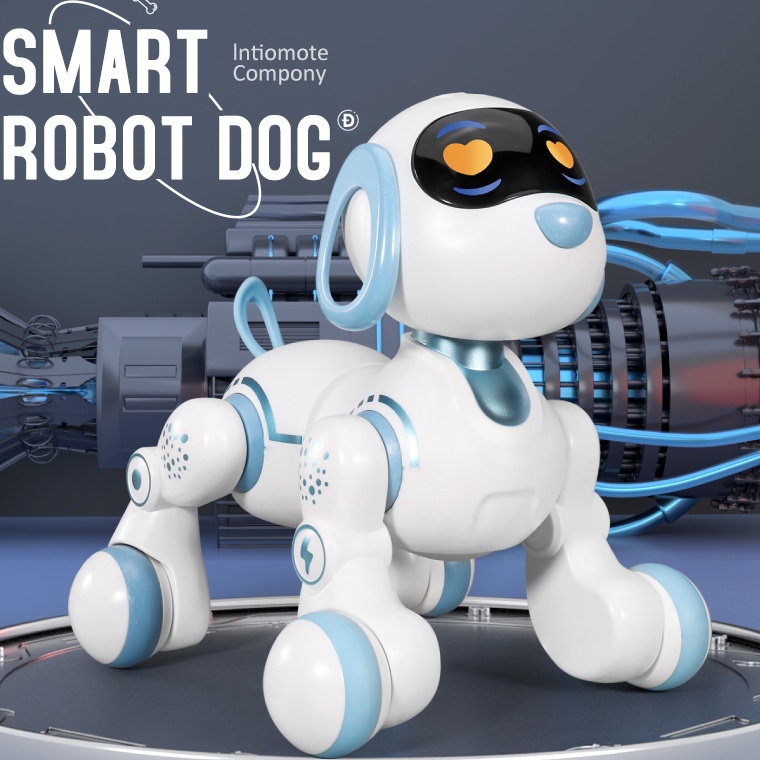 Jual KODE V13E EX Smart Robot Dog Biru Smart Cat Pink Mainan Anak Cowok ...