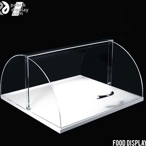 Jual Akrilik Display Kue Setengah Lingkaran ( 28 x 22 x 10 cm ...