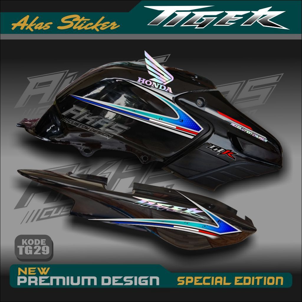 Jual Striping Tiger Revo Variasi Striping Tiger Custom Transparan
