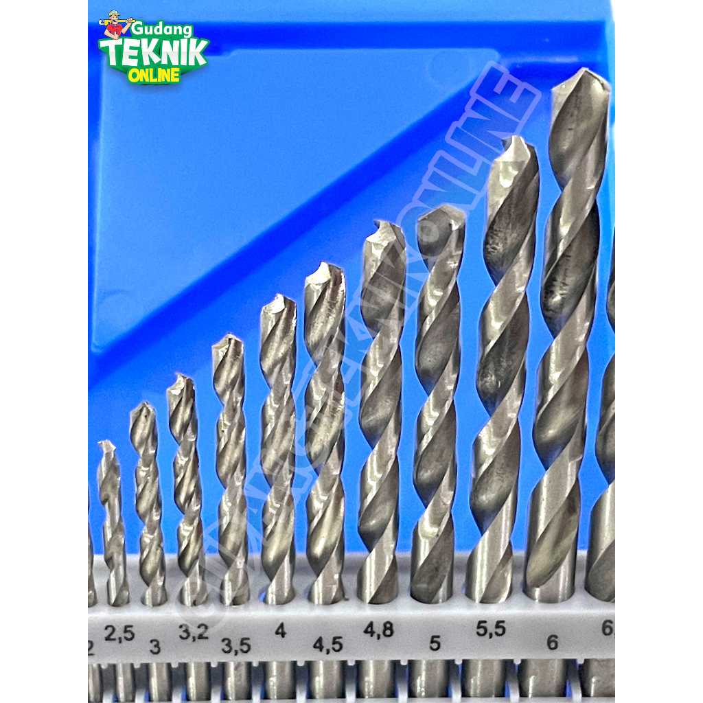 Jual Mata Bor Besi Set 13pcs MOLLAR MLR-DBT13 / Mata Bor Besi HSS Putih ...