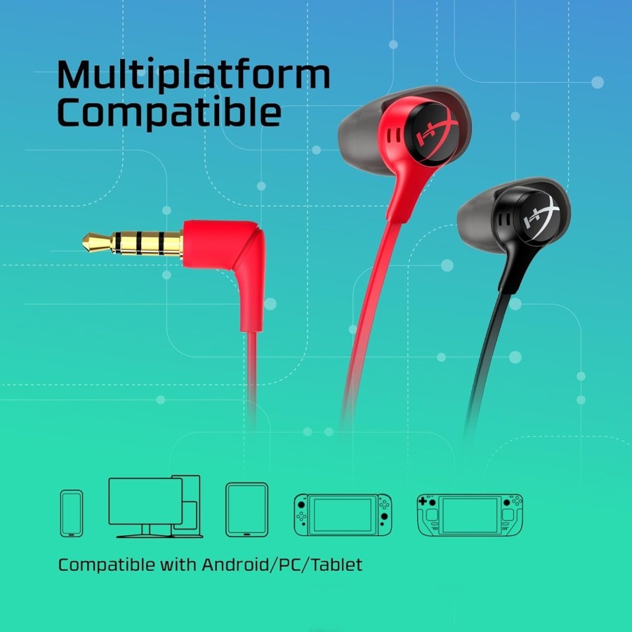 Jual HyperX Earbuds Gaming Cloud Earbuds II With Mic Earbuds Handsfree ...