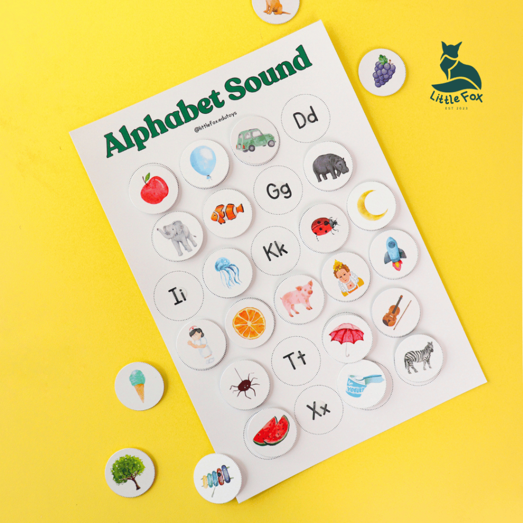Jual LITTLEFOX Alphabet Sound Busy Page - Lembar Aktivitas Bunyi ...