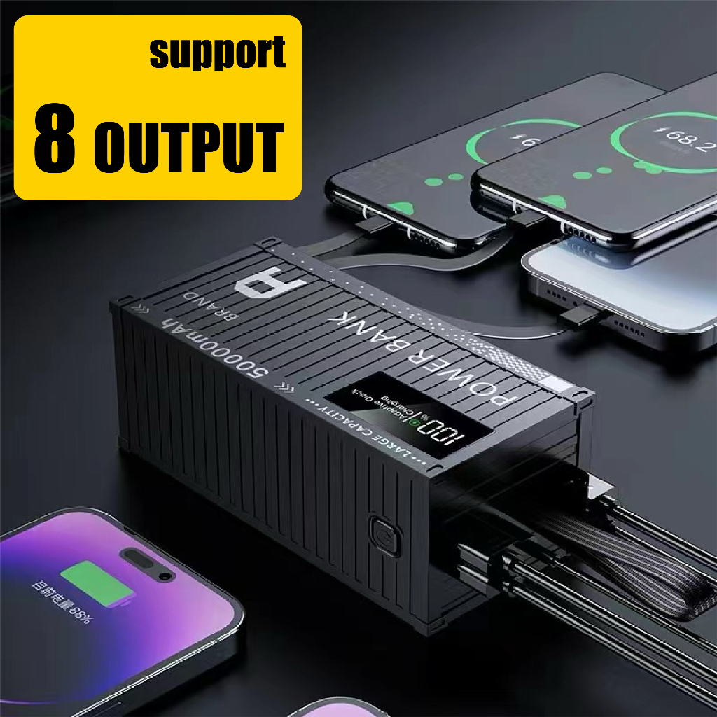 Jual Container Powerbank 22.5W PD Fast Charging 50000mah Backup Power ...