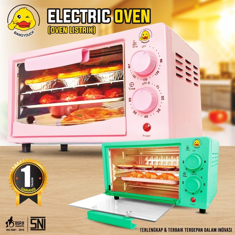 Jual OVEN LISTRIK LOW WATT 9 LITER BANGYDUCK BD-OV01 OVEN LISTRIK WATT