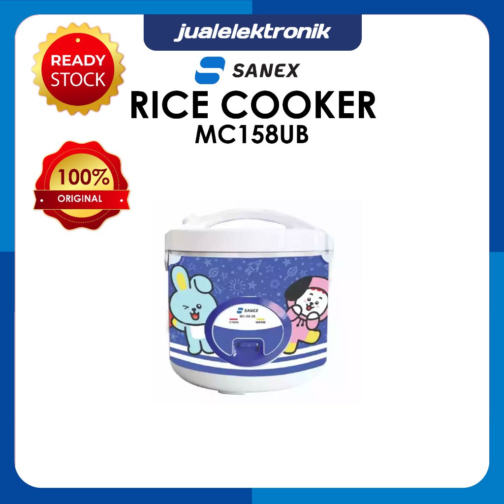 Jual Sanex MC-158 UB MC158UB MC 158 UB– Rice Cooker 2in1 1 Liter 350 ...