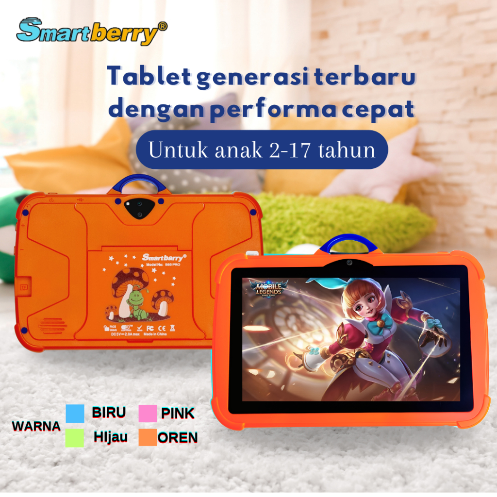 Jual [PROMO] SMARTBERRY KIDS STUDY TAB B85 PRO 4/128GB / Tablet Anak ...