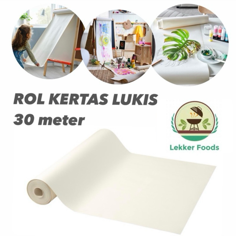 Jual Rol Kertas Lukis panjang 30 meter Mala | Shopee Indonesia