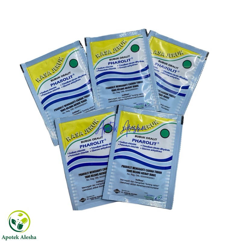 Jual PHAROLIT SACHET BUBUK ORALIT RASA JERUK | Shopee Indonesia