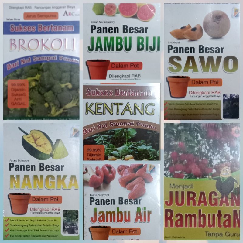 Jual Buku pertanian sukses bertanam brokoli,panen besar jambu biji ...