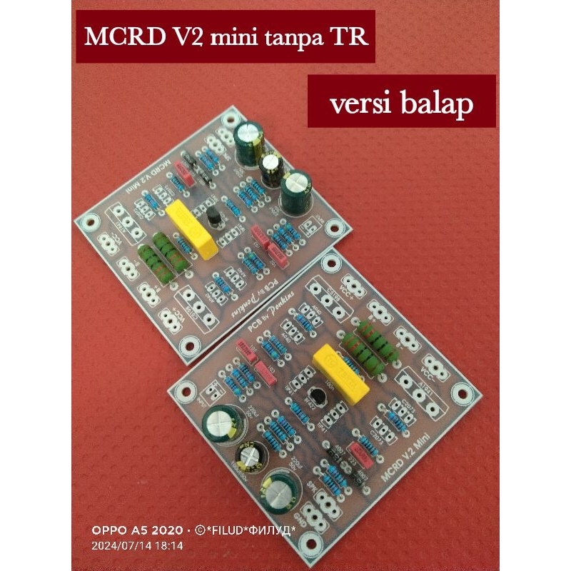 Jual kit driver amplifier mcrd v2 mini tinggal tambah transistor