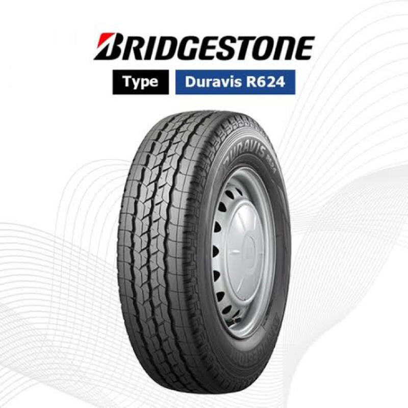 Jual ban mobil 185 r14 bridgestone duravis R624 ukuran 185 14 untuk ...