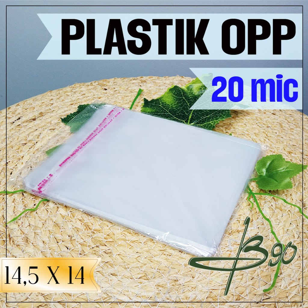 Jual Plastik Opp Lem 20 Micron 14,5x14cm isi 100 pcs | Shopee Indonesia
