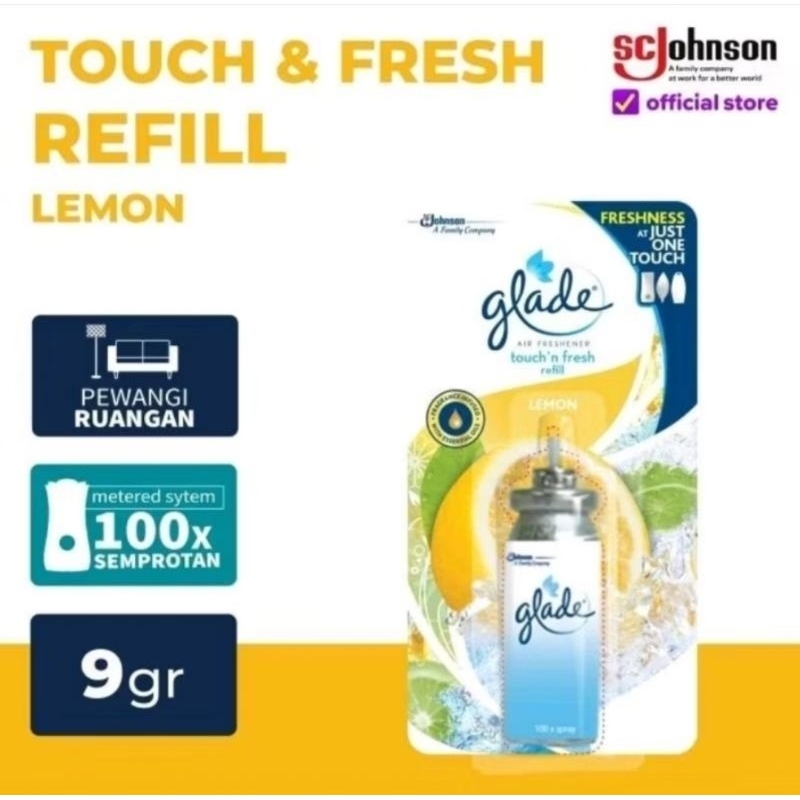 Jual Glade Touch & Fresh Pengharum Ruangan 9gr Refill Mini Matic ...
